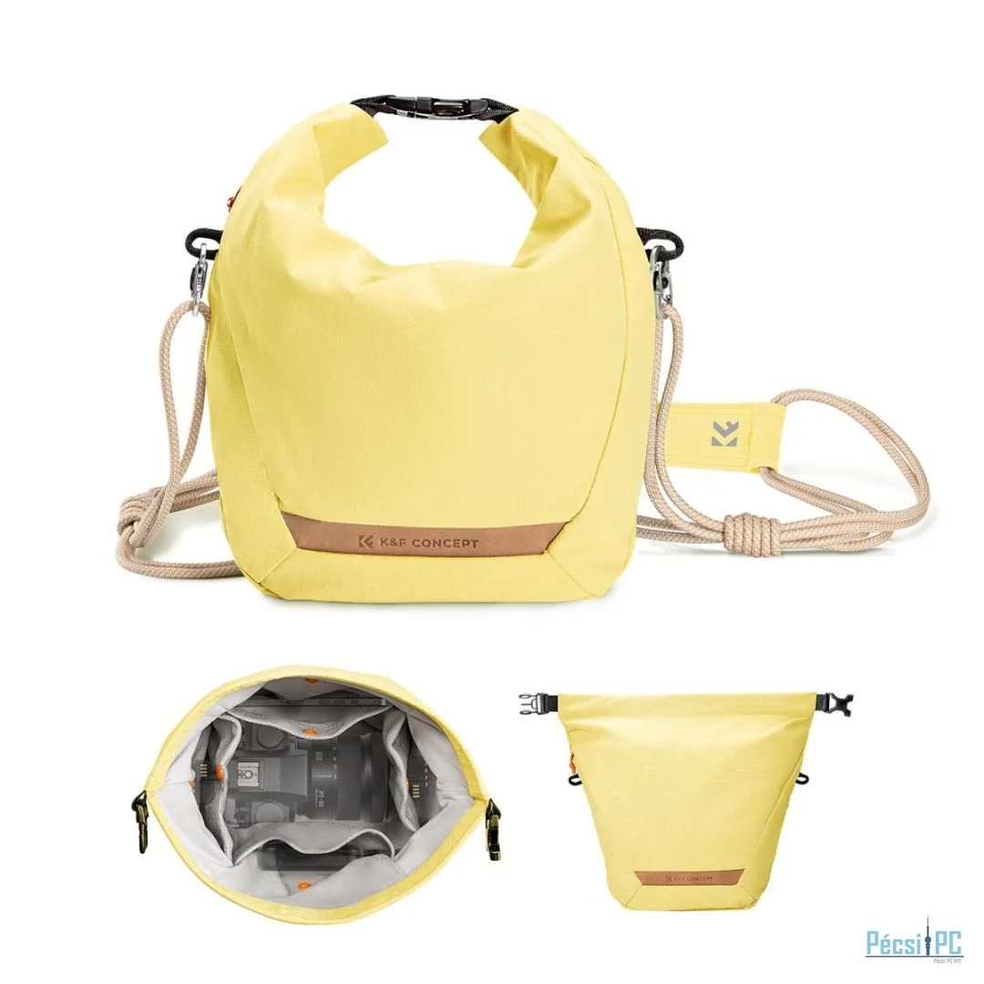 K&F Concept Camera Sling Small camera bag 5L Yellow