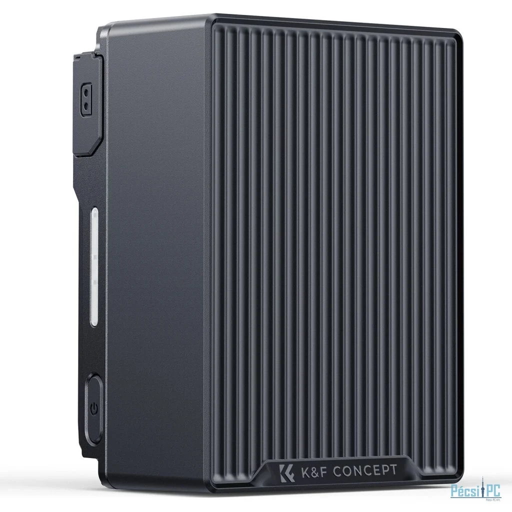 K&F Concept V-Mount akkumulátor, 99Wh, 14.8V, 6700mAH, 100W, BP, dual D-TAP, szürke