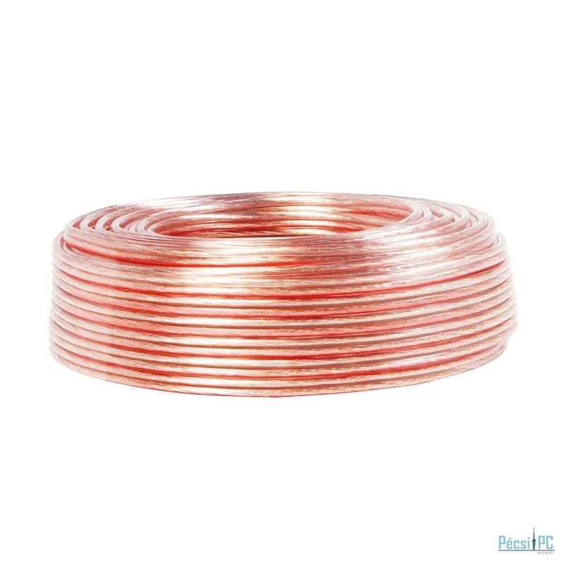 Logilink Audio speaker installation cable 2x0,75mm2 25m Transparent