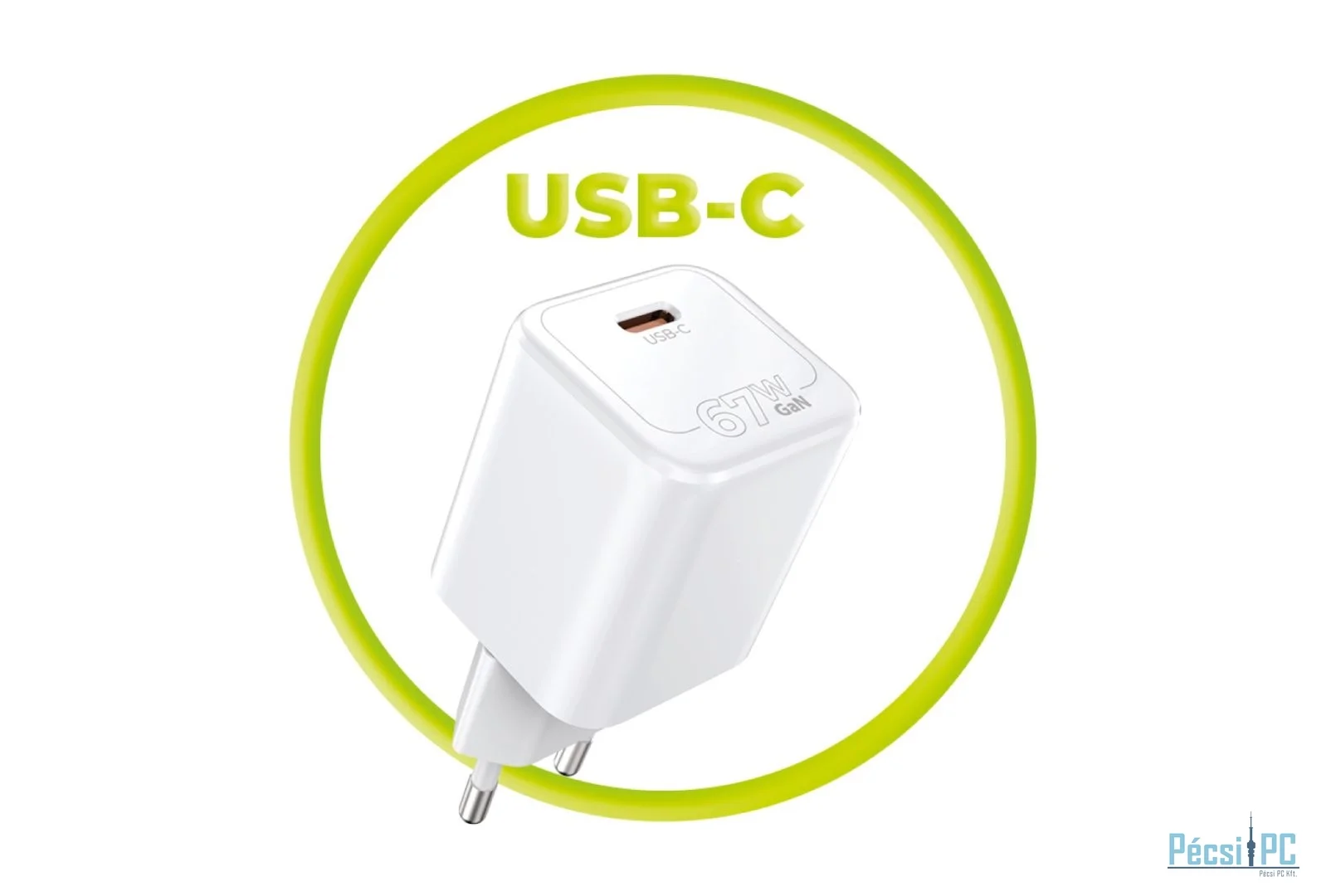 Mobile Origin GaN 67W Super Charger Single USB-C White