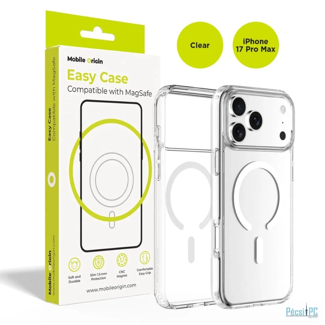 Mobile Origin Hybrid MagSafe Case for iPhone 17 Pro Max Clear