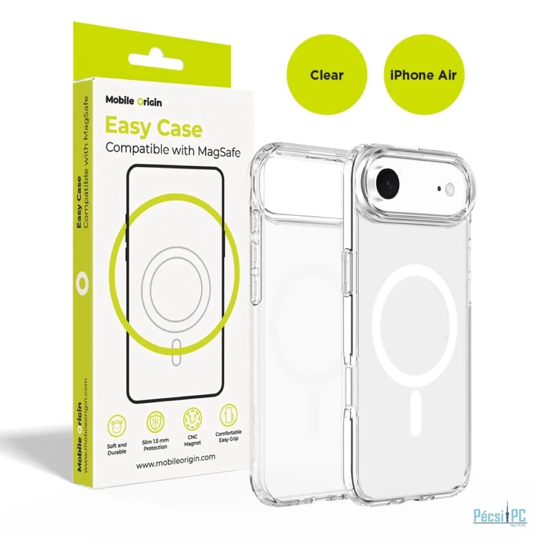 Mobile Origin Hybrid MagSafe Case for iPhone Air Clear