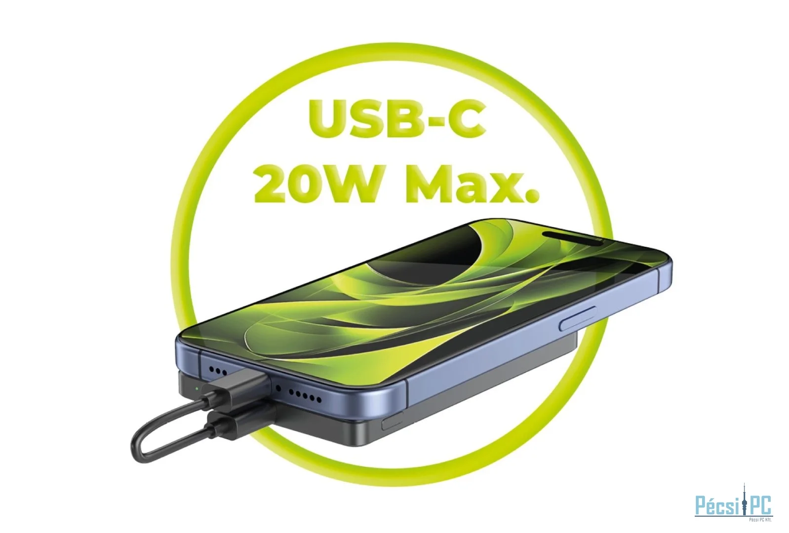 Mobile Origin Wireless Metal Slim 5000mAh PowerBank Space Gray