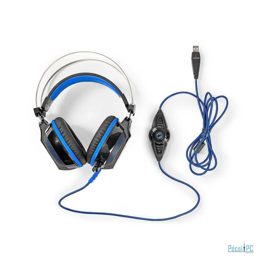 Nedis GHST500BK Gaming Headset Black/Blue