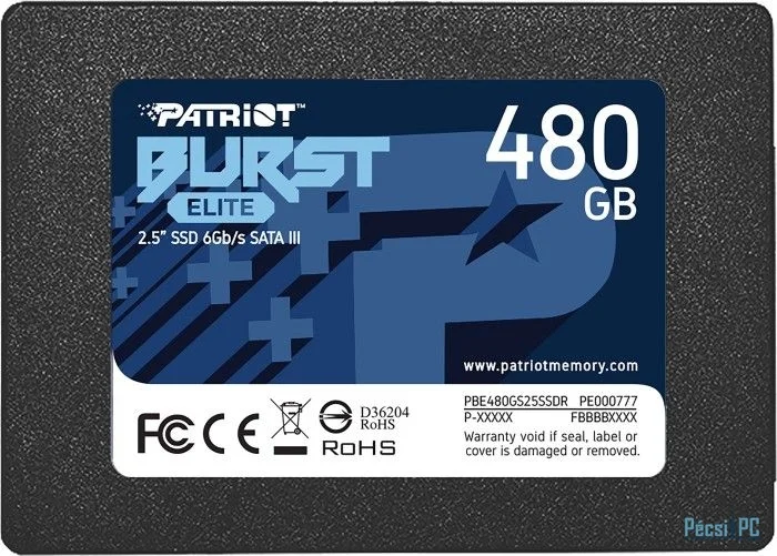 Patriot 480GB 2,5" SATA3 Burst Elite
