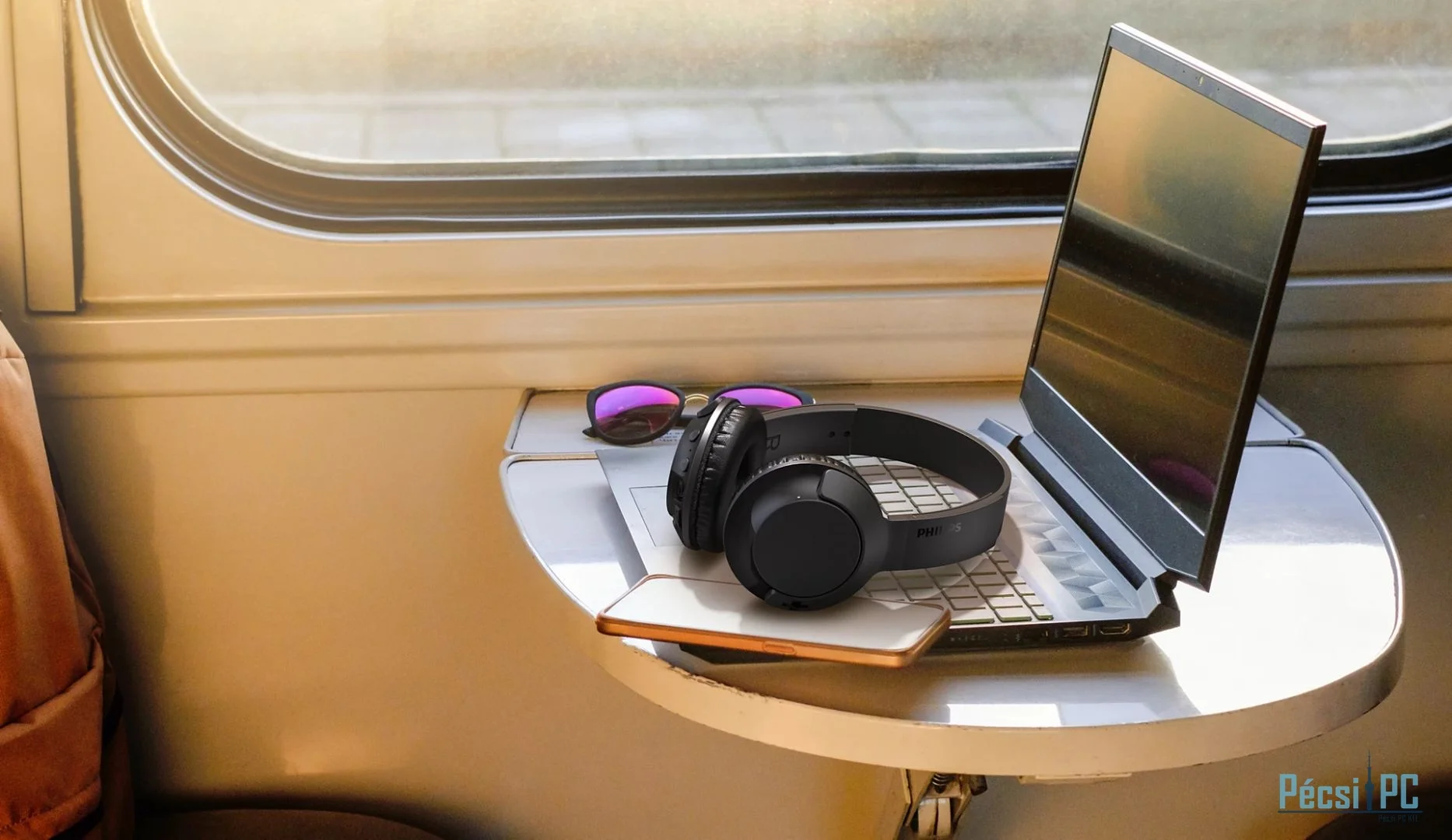 Philips On-ear Headband Wireless Headphone Black