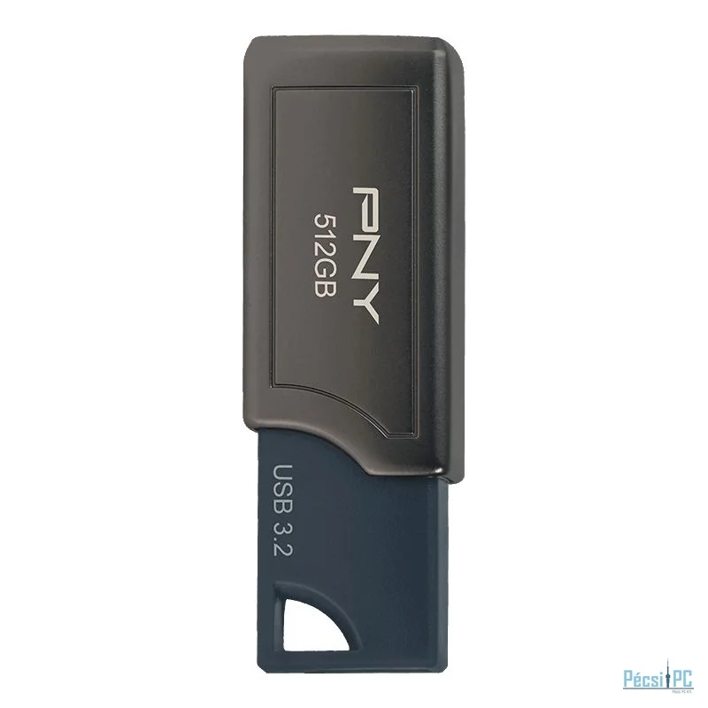 PNY 512GB PRO Elite V2 Gen 2 Flash Drive USB3.2 Black