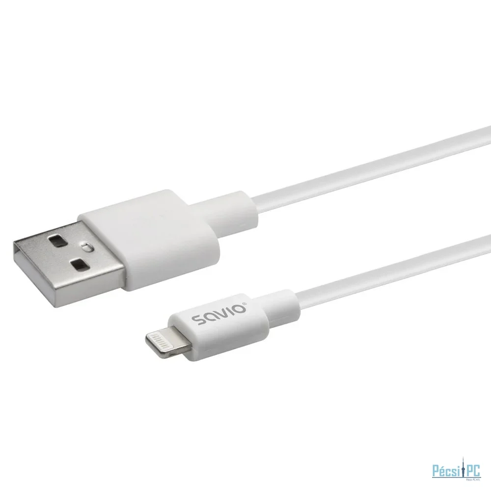 Savio Cl-193 USB 2.0 USB-A to Lightning cable 2m White