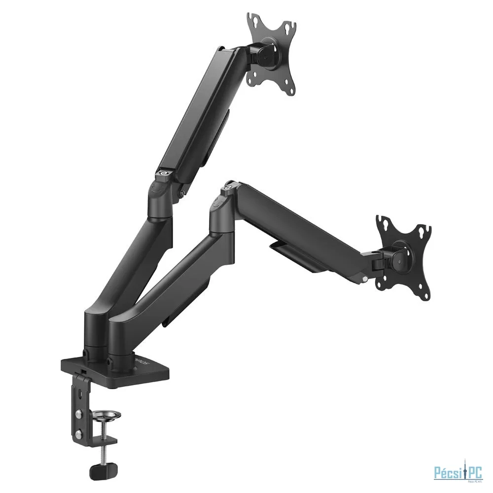 Savio UM-04 Dual monitor spring desk mount 17