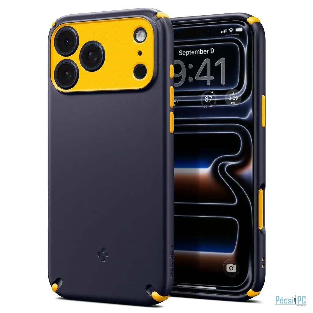 Spigen Nano Pop Hybrid MagSafe case for iPhone 17 Pro Max Blueberry Navy