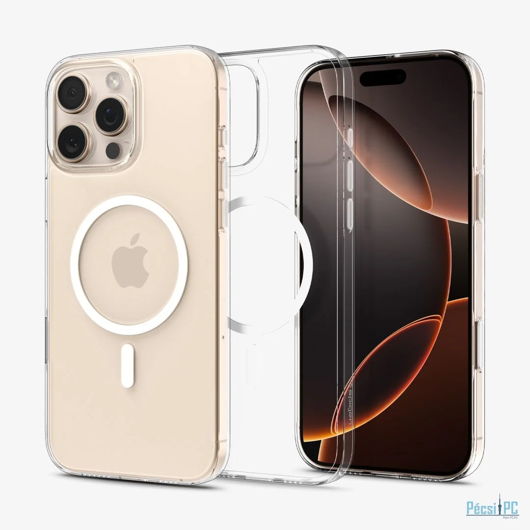 Spigen Thin Fit T MagSafe case for iPhone 16 Pro Max Clear White