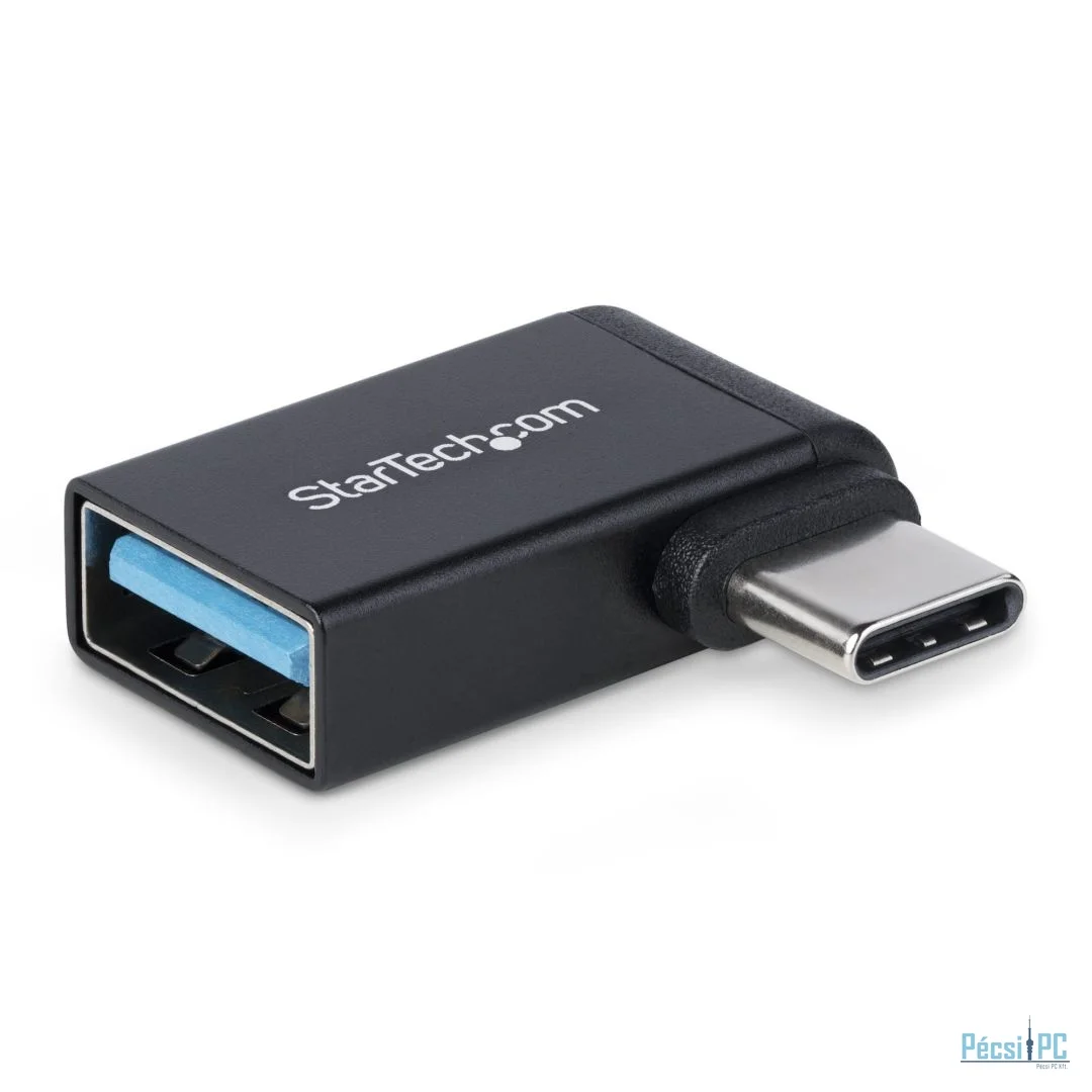 Startech USB-C to USB-A Adapter Right-Angled Black