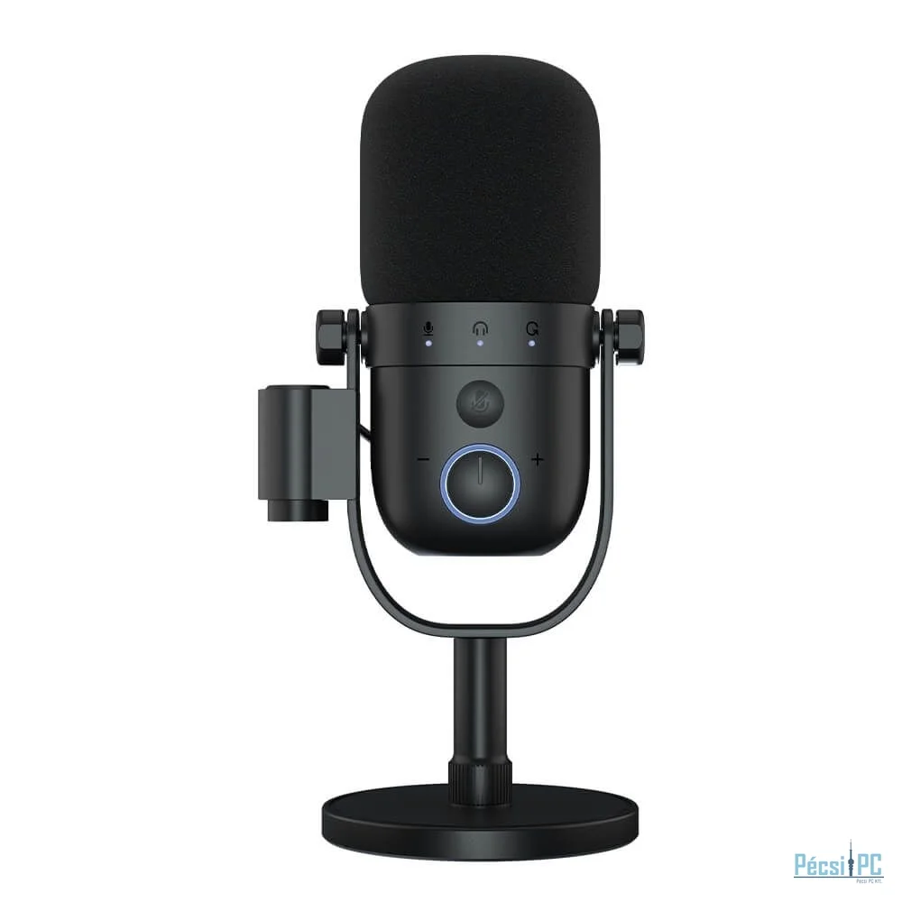 Streamplify MIC VOX Microphone + asztali tartó Black