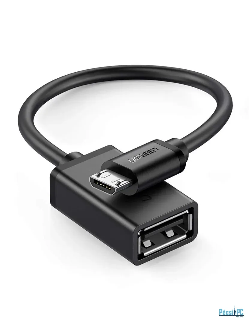 UGREEN microUSB to USB OTG Adapter Connector Cable 0,12m Black