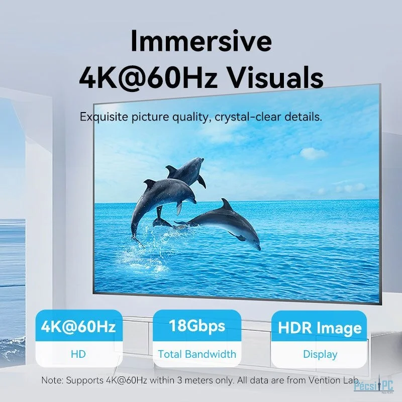 Vention HDMI 4K@60Hz cable 20m Black