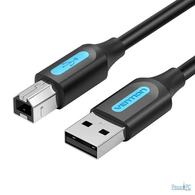 Vention USB 2.0 Type A Male to B Male printer cable 5m Black