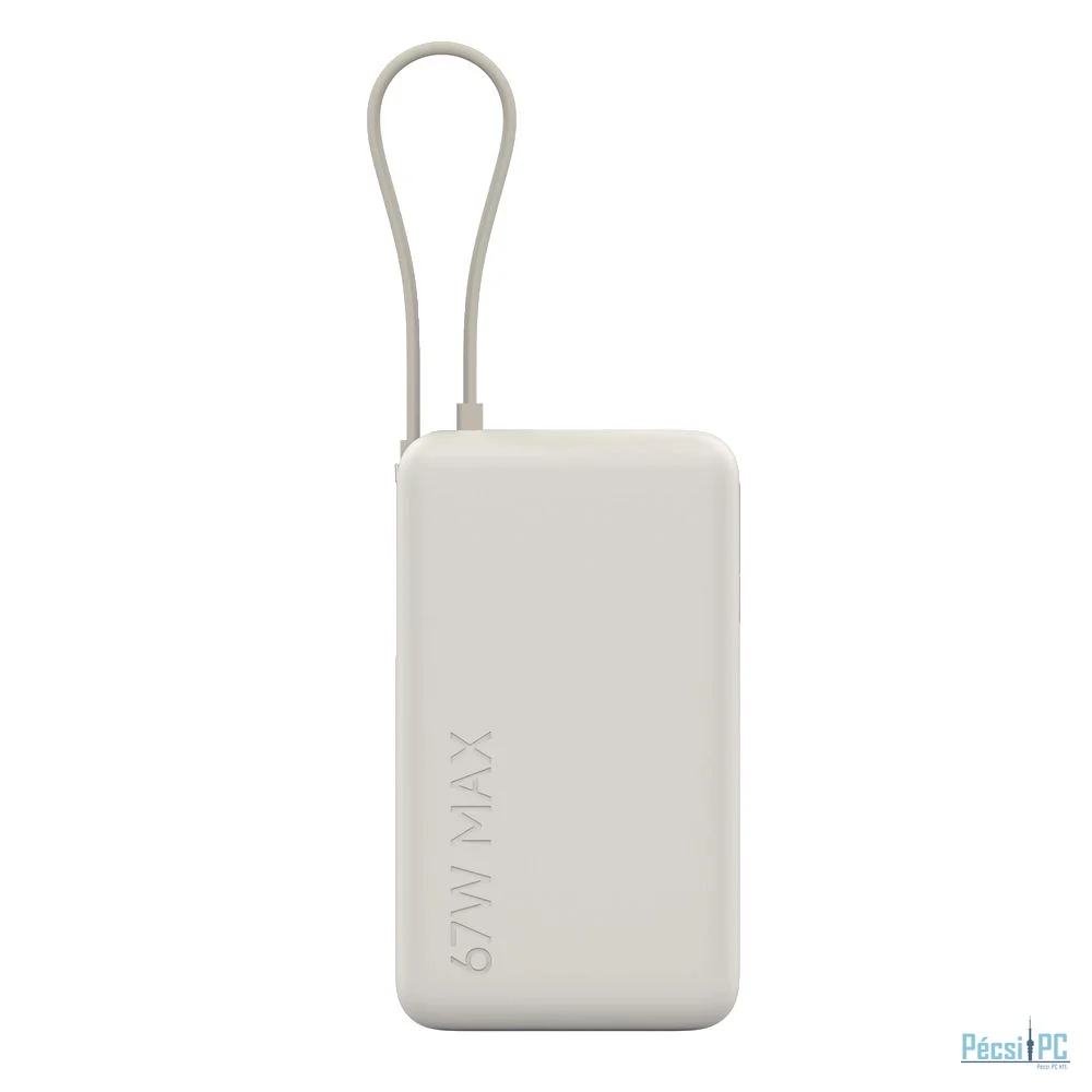 Xiaomi 67W 10000mAh PowerBank (Integrated Cable) Tan