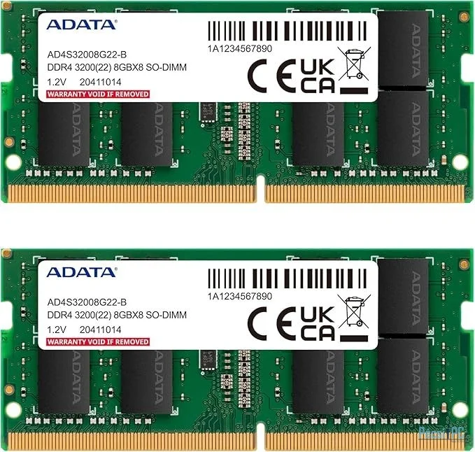 A-Data 16GB DDR4 3200MHz Kit(2x8GB) SODIMM