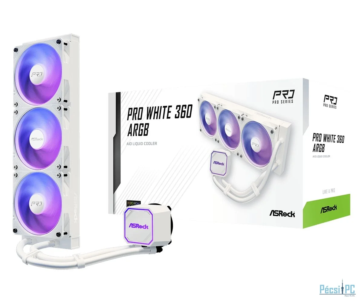 ASRock Pro White 360 ARGB CPU Cooler
