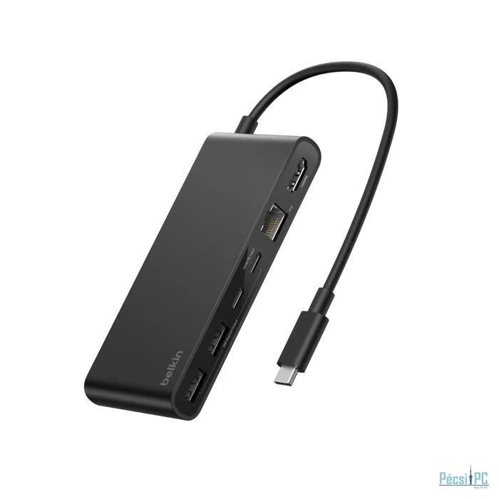 Belkin Connect 8-Port USB-C Hub with 2.5Gb Ethernet Black