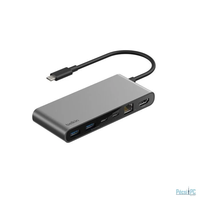 Belkin Connect 8-Port USB-C Hub with 2.5Gb Ethernet Space Grey