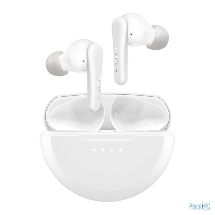 Belkin SoundForm Rhythm ANC Noise-Cancelling Earbuds White