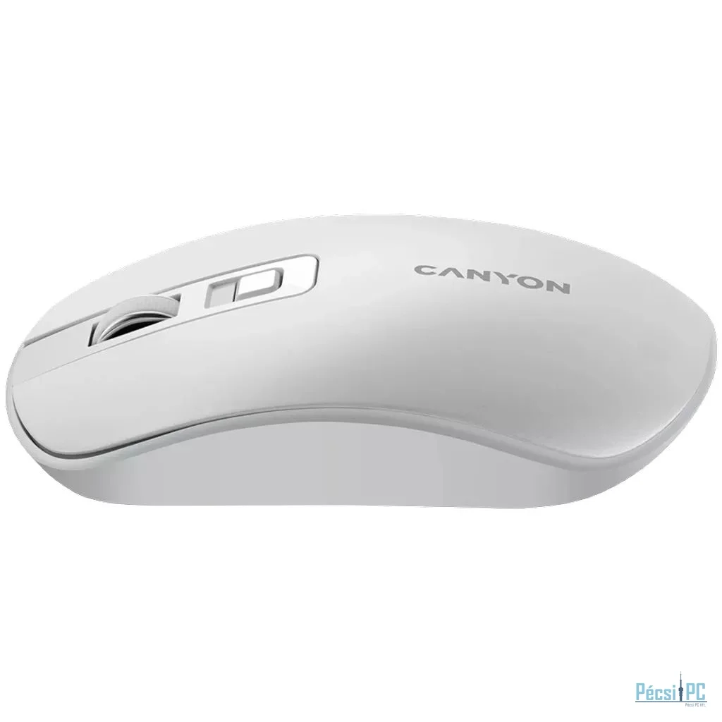 Canyon MW-18 Wireless Optical Mouse Pearl White