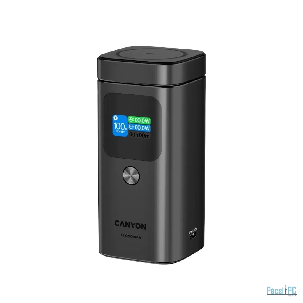 Canyon OnPower 150 15000mAh PowerBank Dark Grey