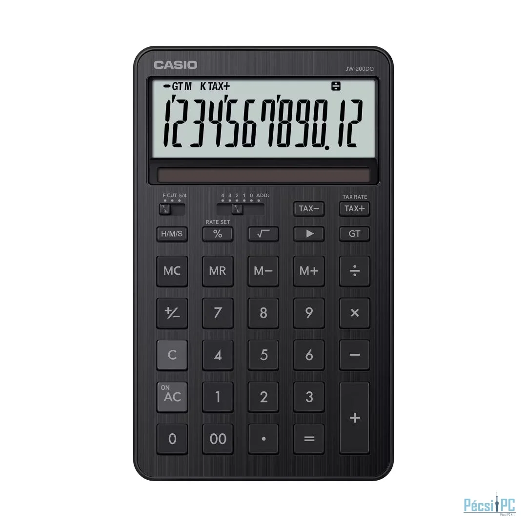 Casio JW-200DQ-BK Asztali számológép Black