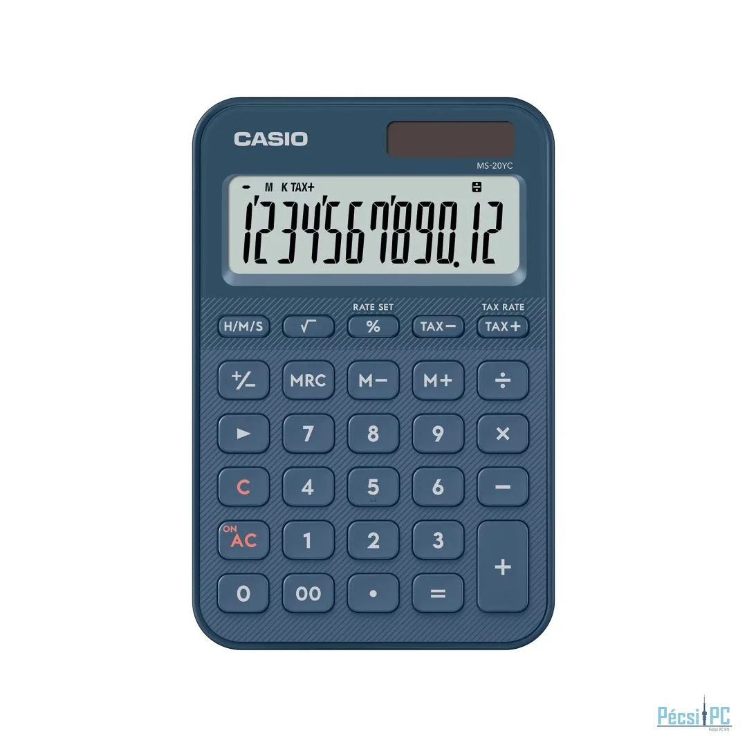 Casio MS-20YC-NY Asztali számológép Night Blue