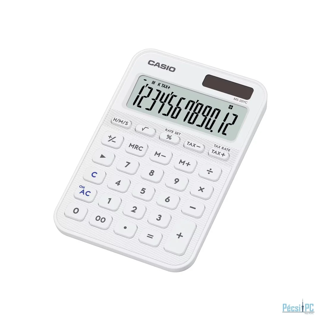 Casio MS-20YC-WE Asztali számológép White
