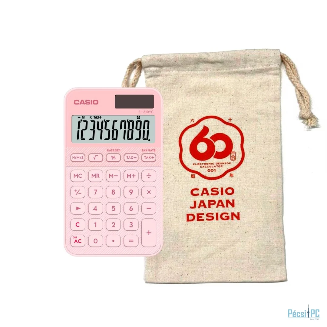 Casio SL-310YC-LP Asztali számológép Pink