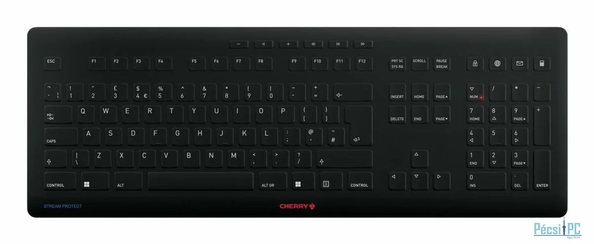 Cherry Stream Protect Wireless Keyboard Black UK