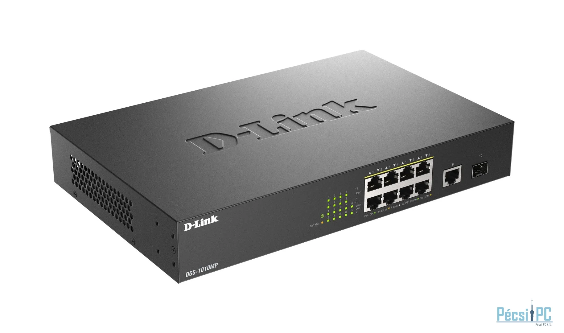 D-Link DGS-1010MP 10-Port Gigabit PoE Switch