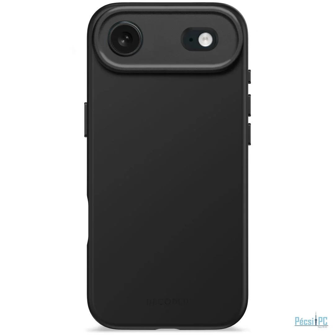 Decoded AntiMicrobial Silicone Backcover for iPhone 17 Air Phantom Black