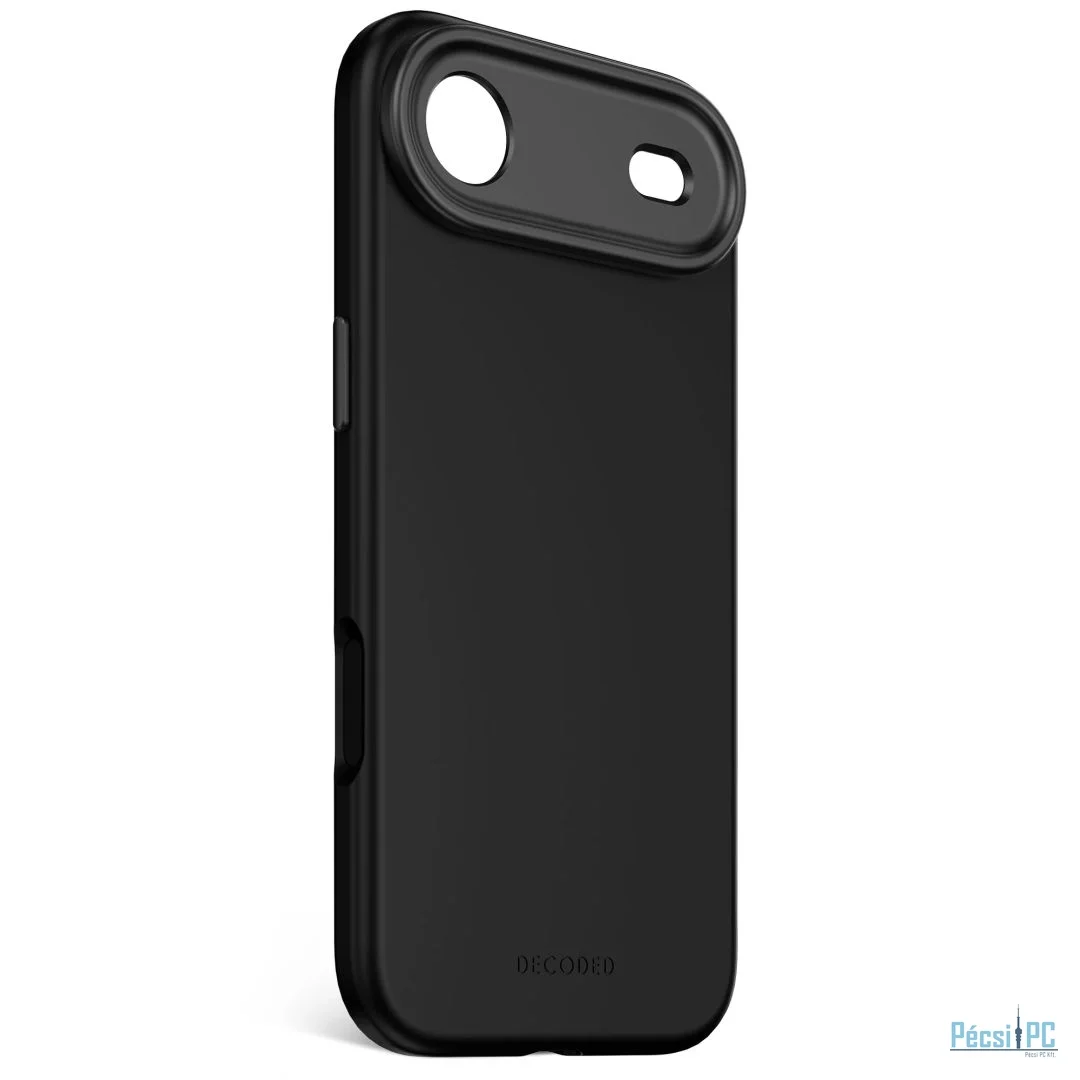 Decoded AntiMicrobial Silicone Backcover for iPhone 17 Air Phantom Black