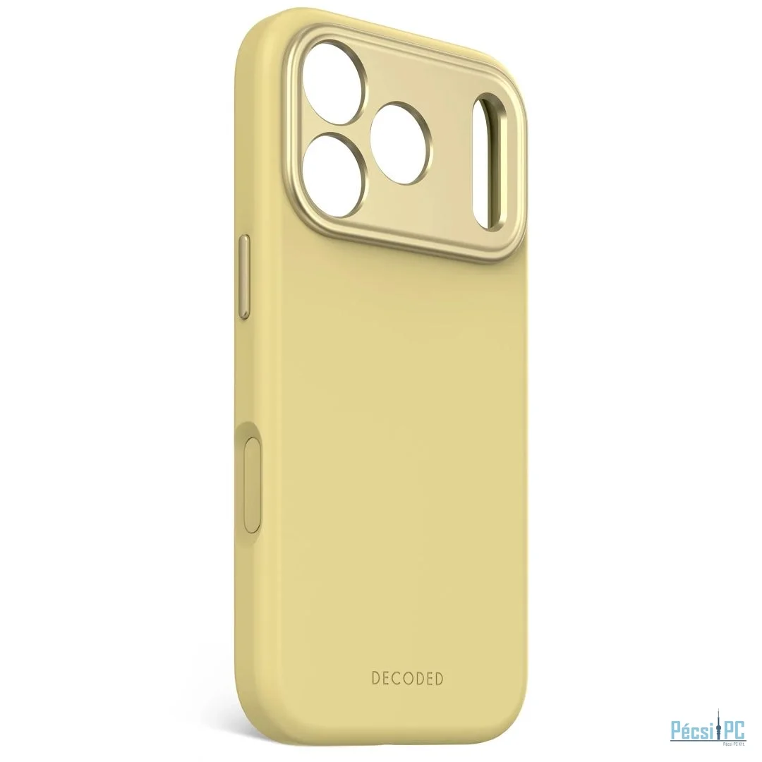 Decoded AntiMicrobial Silicone Backcover for iPhone 17 Pro Yuma Yellow