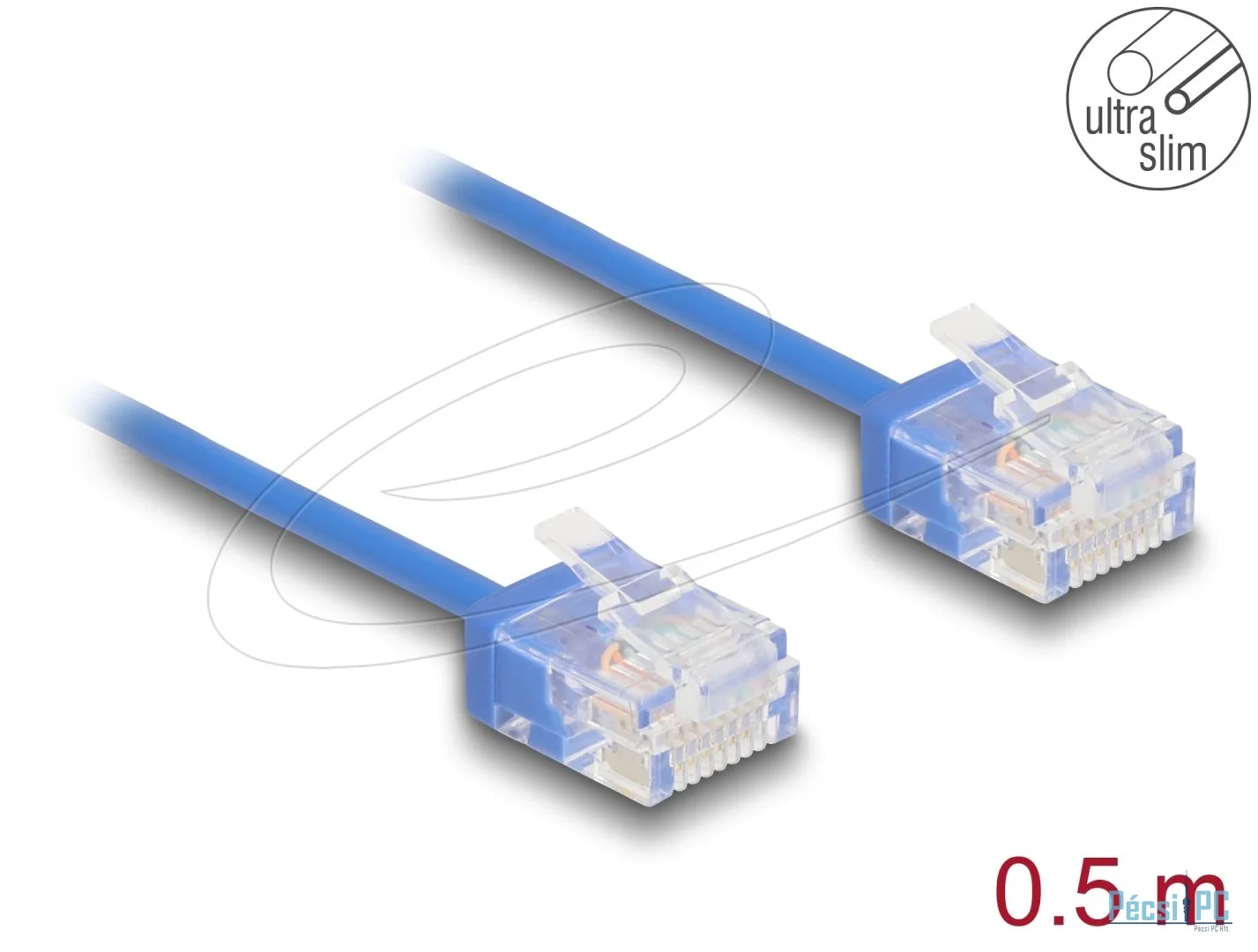 DeLock CAT6 U-UTP Patch Cable 0,5m Blue