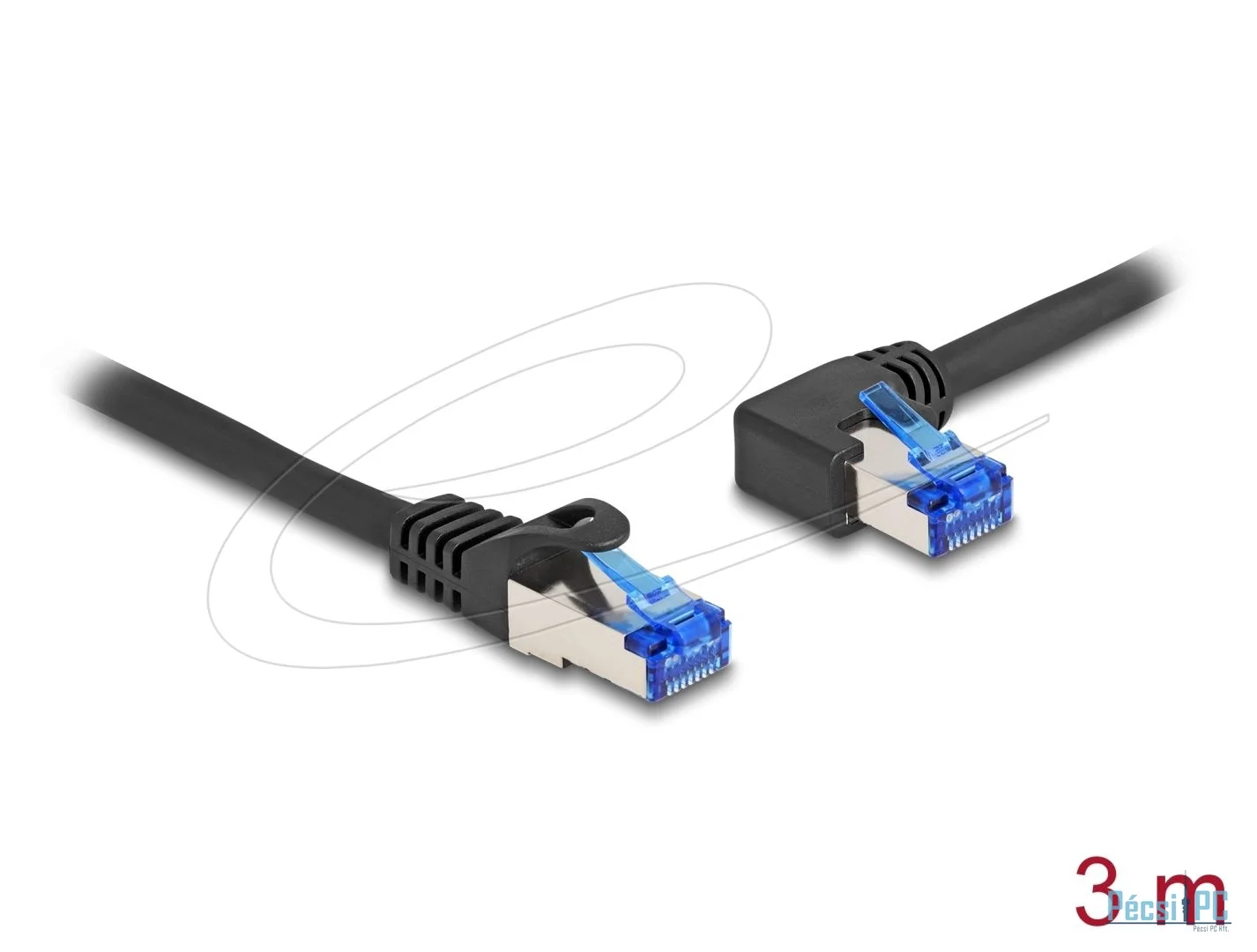 DeLock CAT6A S-FTP Patch Cable 3m Black