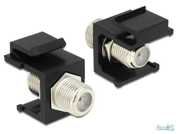 DeLock Keystone module F female > F female Black