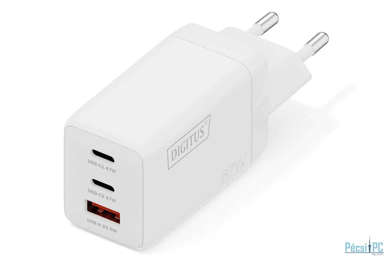 Digitus DA-10303 67W USB GaN Charger White