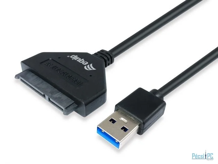 EQuip USB 3.0 to SATA Adapter Cable Black