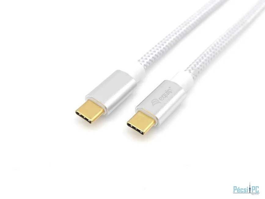 EQuip USB-C 3.2 Gen2 to USB-C 100W cable 1m White