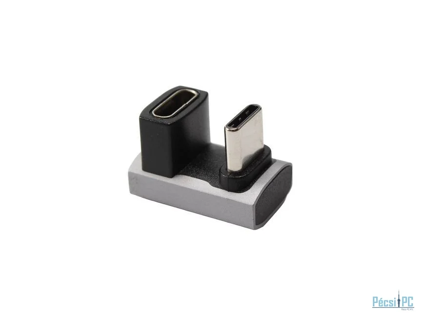 EQuip USB4 USB-C to USB-C U Plug Adapter 180° (2-pack)