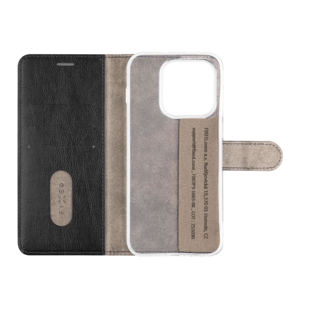 FIXED Opus oldalra nyíló telefontok OnePlus 15 készülékhez, fekete