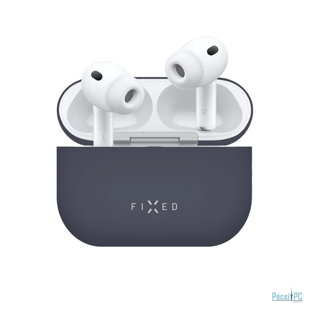FIXED Ultravékony szilikon tok Apple Airpods Pro 3-hoz, kék