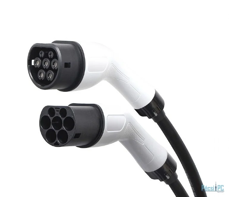 Gembird Type 2 32A 3-phase Charging cable 4m Black