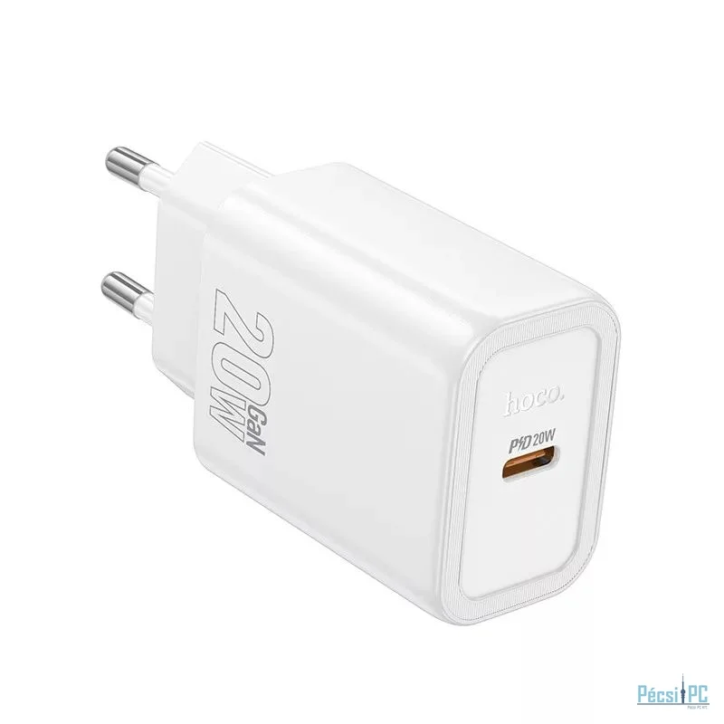 Hoco N60 Gentle USB-C PD20W Charger White