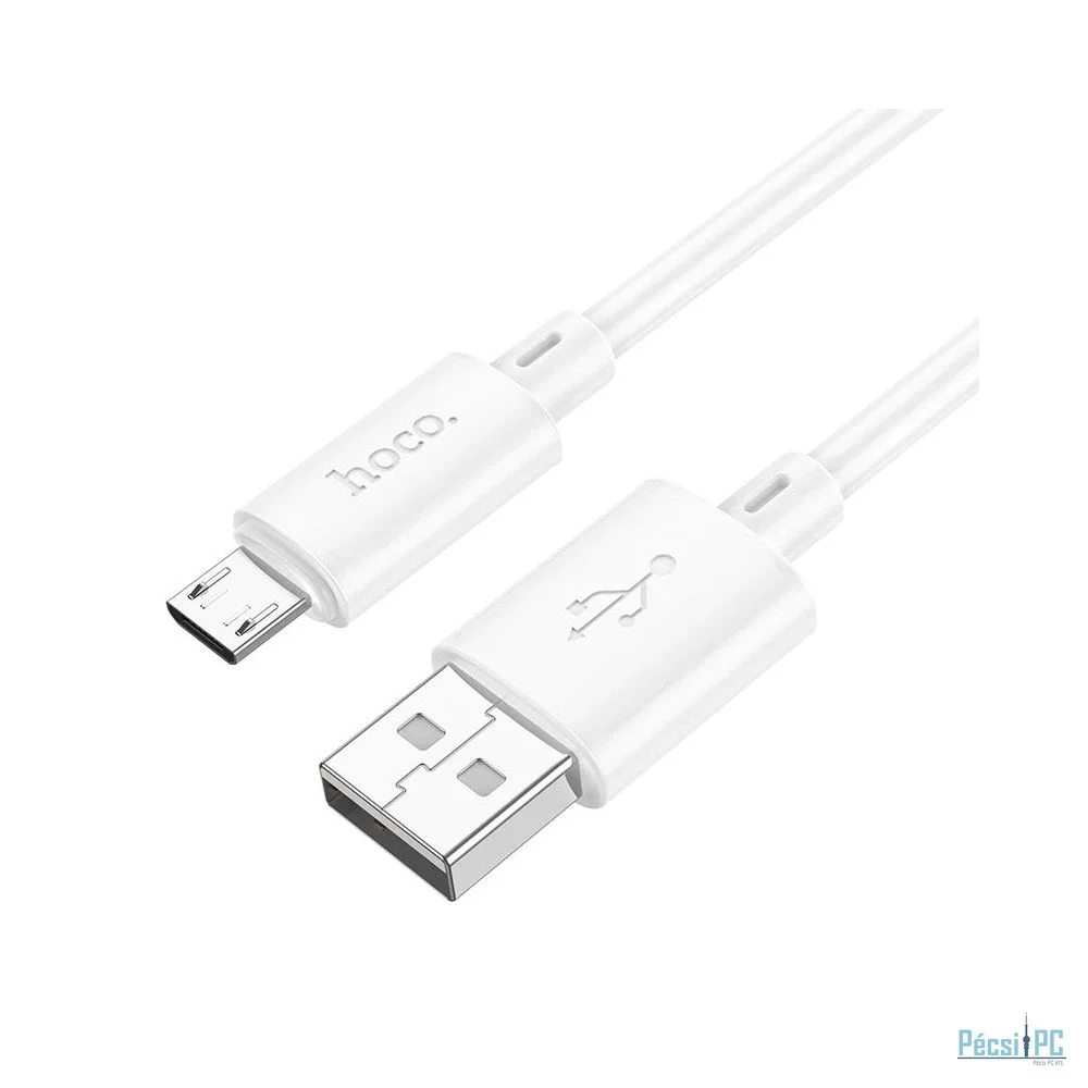 Hoco USB A - Micro USB 2,4A cable 1m White