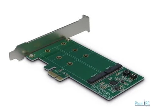 Inter-Tech KCSSD4 PCIe Adapter for two M.2 S-ATA drives/RAID